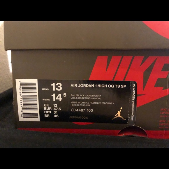 Air Jordan Cactus Jack 1 Athletic Shoes